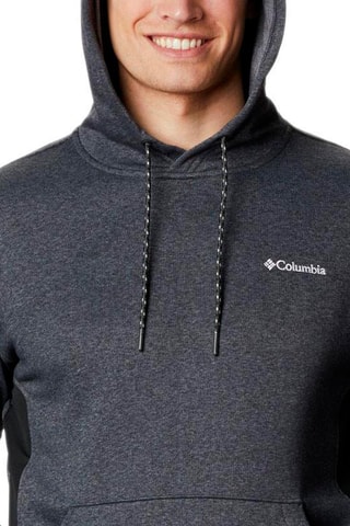 Sweat à capuche Minam River Anthracite et noir