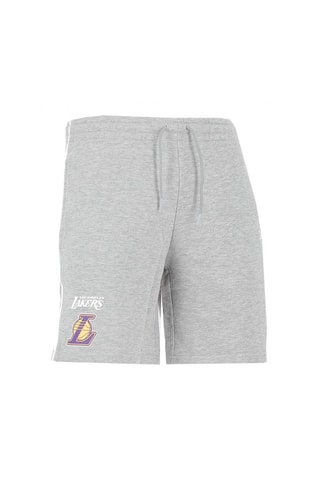 Short NBA Stripe Piping Los Angeles Lakers - Gris chiné