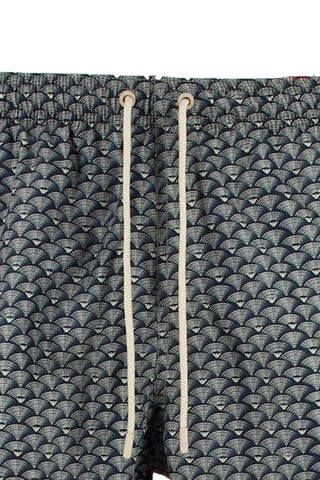 Short de bain - Vert et beige