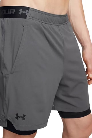 Short Vanish Woven - Gris et noir