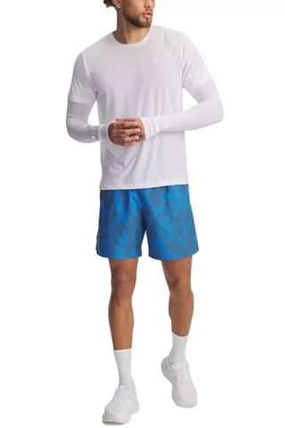 Short d'entraînement Launch 7 - Bleu cobalt