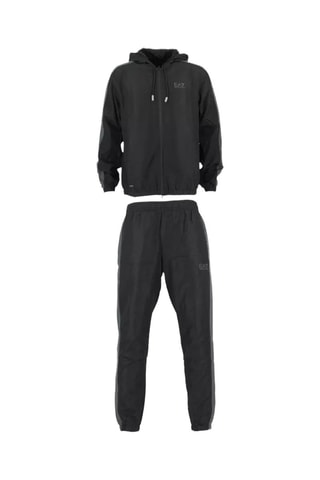 Veste à capuche et pantalon - Noir et gris