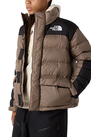 Doudoune à capuche - Marron et noir