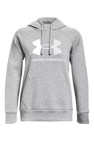 Sweat à capuche - Gris chiné et blanc