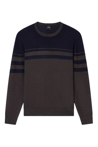 Pull en laine vierge - Marron