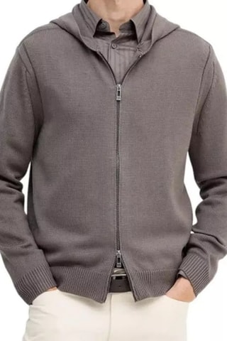 Gilet en laine vierge - Gris foncé