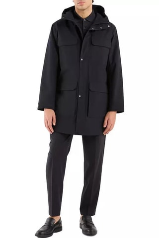 Parka à capuche - Bleu marine