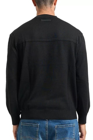 Pull en laine vierge - Noir