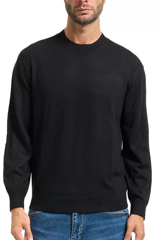 Pull en laine vierge - Noir