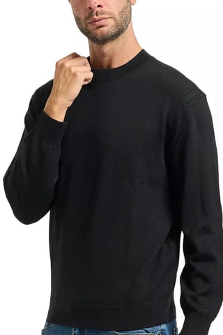 Pull en laine vierge - Noir