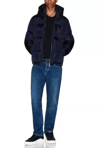 Doudoune à capuche - Bleu marine