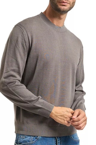 Pull en laine vierge - Gris