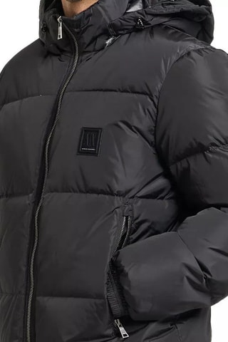 Doudoune à capuche - Noir