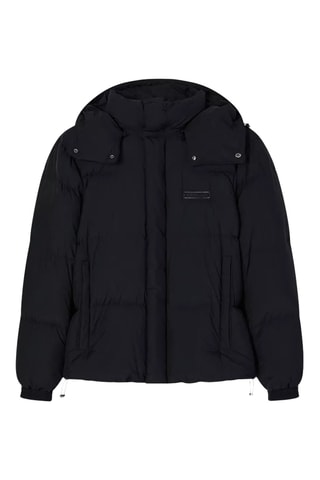 Doudoune à capuche - Noir