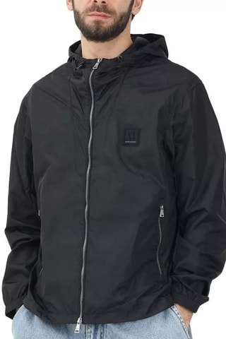 Bomber à capuche - Noir