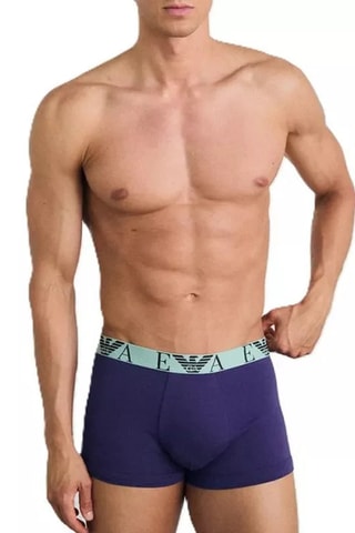 3 boxers - Marron, violet et vert d’eau