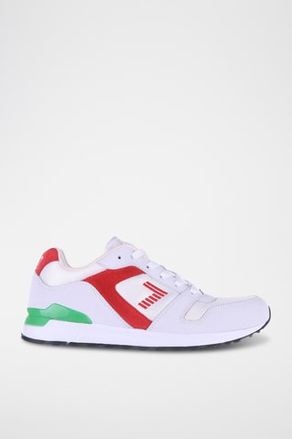 Baskets en nubuck - Blanc