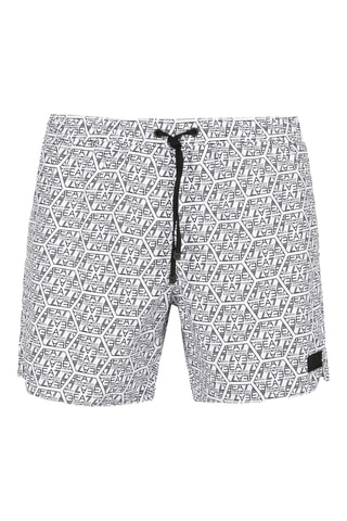 Short de bain - Blanc