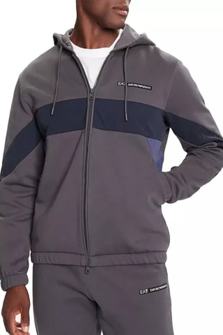 Sweat à capuche et pantalon - Gris foncé et noir