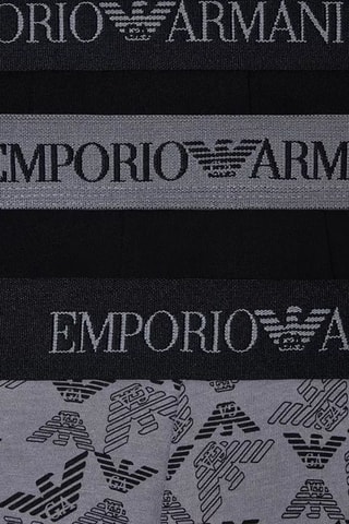 3 boxers - Noir et gris foncé