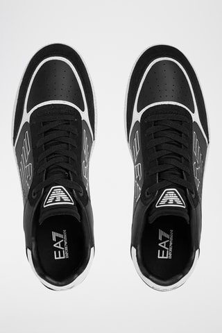 Baskets en cuir - Noir et blanc