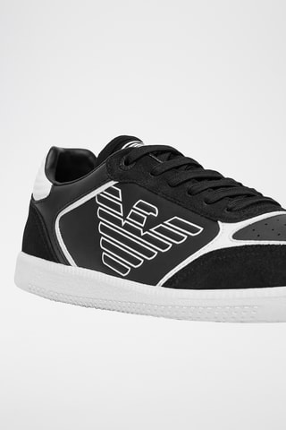 Baskets en cuir - Noir et blanc