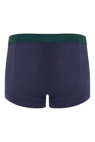 3 boxers - Bleu marine et vert émeraude
