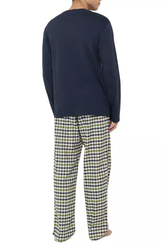 Pyjama - Bleu marine et vert foncé