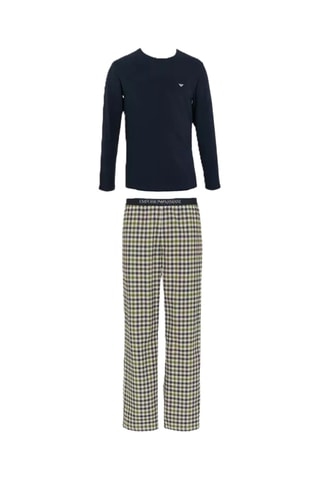 Pyjama - Bleu marine et vert foncé