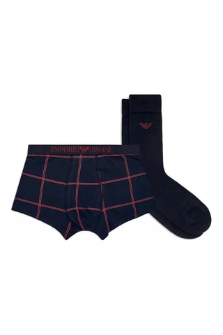 Boxer et chaussettes - Bleu marine