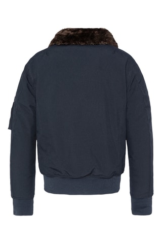 Bomber - Bleu marine et marron