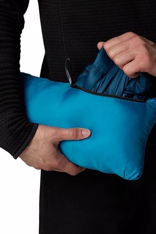 Doudoune à capuche - Bleu pétrole