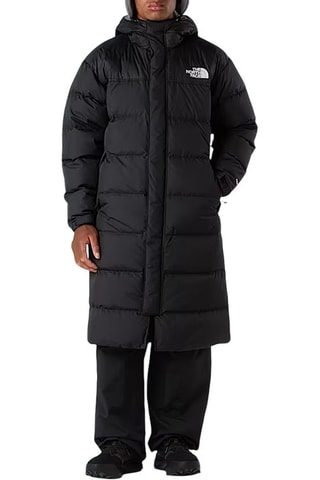 Doudoune longue de randonnée - Noir