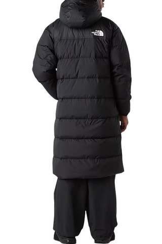 Doudoune longue de randonnée - Noir