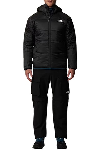 Doudoune de randonnée à capuche - Noir