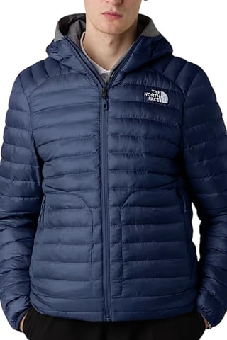 Doudoune de randonnée à capuche - Bleu marine