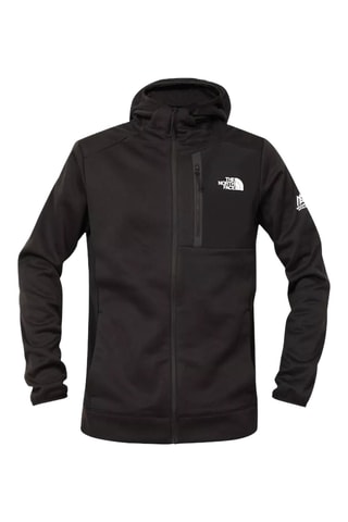 Sweat polaire à capuche - Noir et blanc