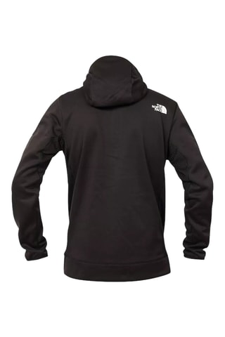 Sweat polaire à capuche - Noir et blanc