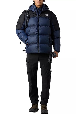 Doudoune à capuche - Bleu marine et noir