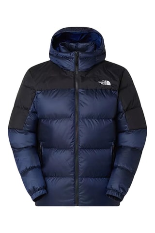 Doudoune à capuche - Bleu marine et noir