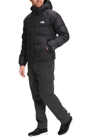 Doudoune à capuche - Noir et blanc