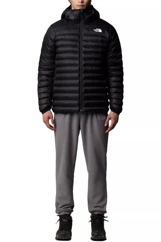 Doudoune à capuche - Noir et blanc