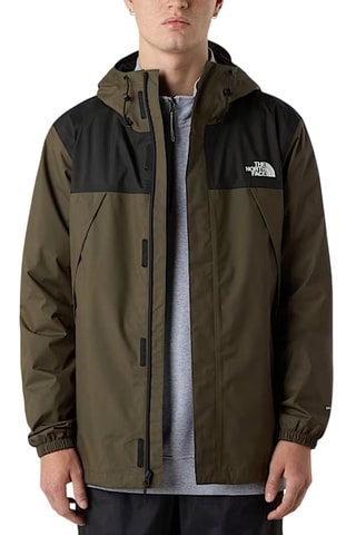 Veste à capuche - Kaki et noir