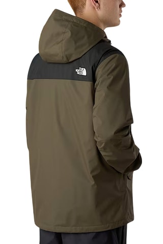 Veste à capuche - Kaki et noir