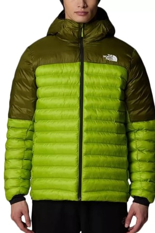 Doudoune à capuche - Vert citron et kaki