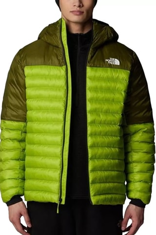 Doudoune à capuche - Vert citron et kaki