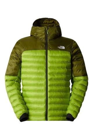 Doudoune à capuche - Vert citron et kaki