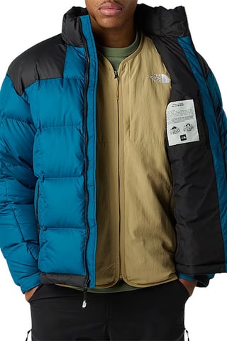 Doudoune - Bleu canard et noir