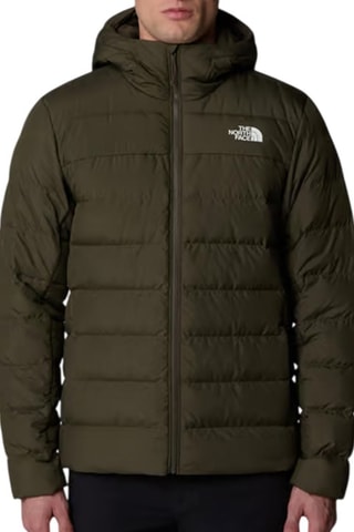 Doudoune de randonnée à capuche - Kaki