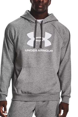 Sweat polaire à capuche - Gris chiné